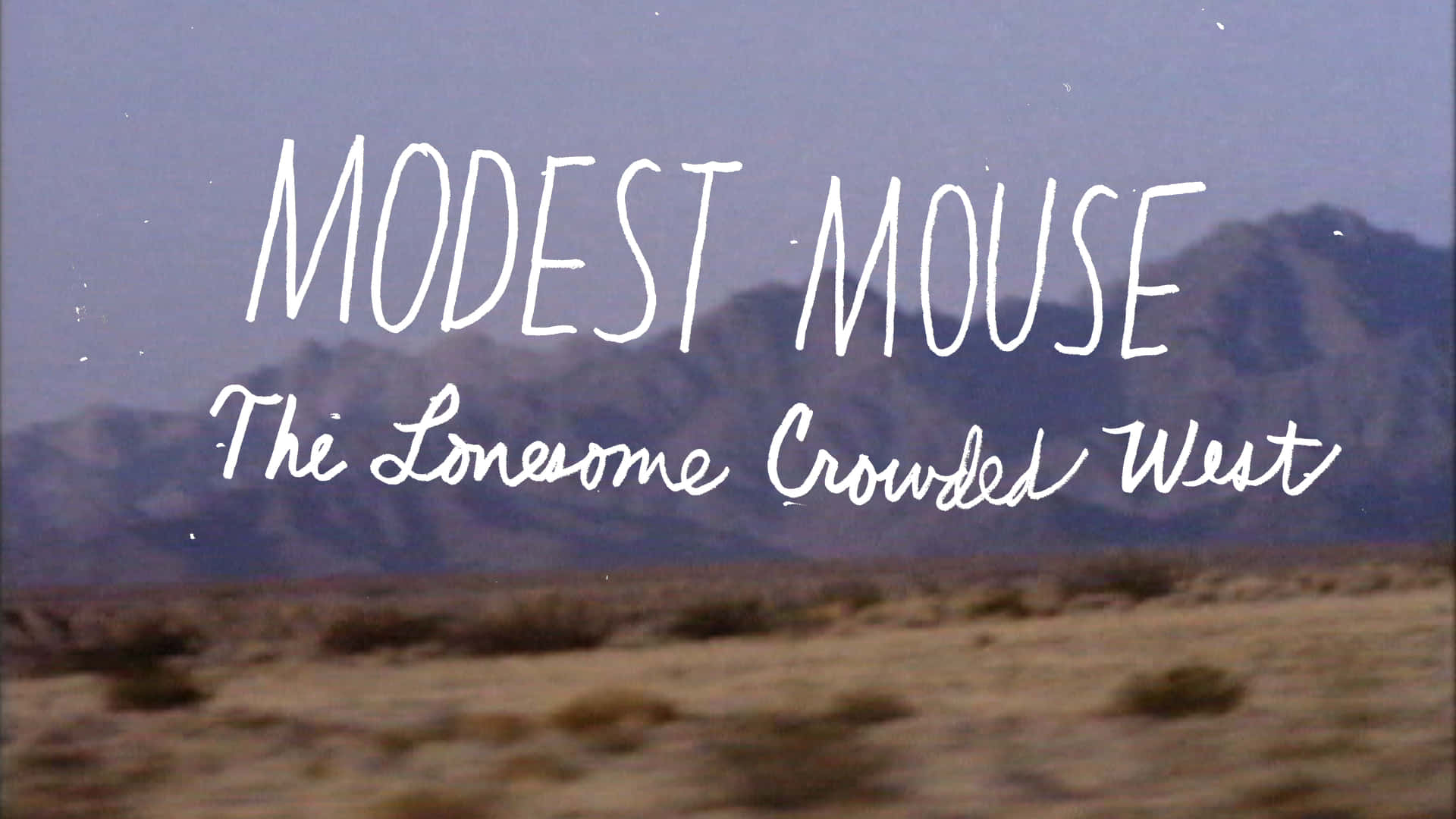 모데스트 마우스 앨범 'The Lonesome Crowded West' 스포트라이트 배경화면