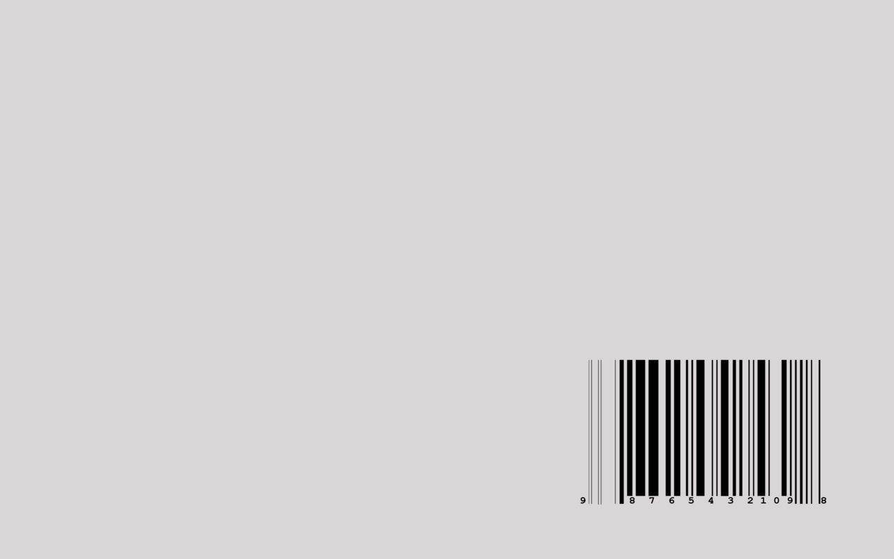 미니멀리스트 바코드 배경화면