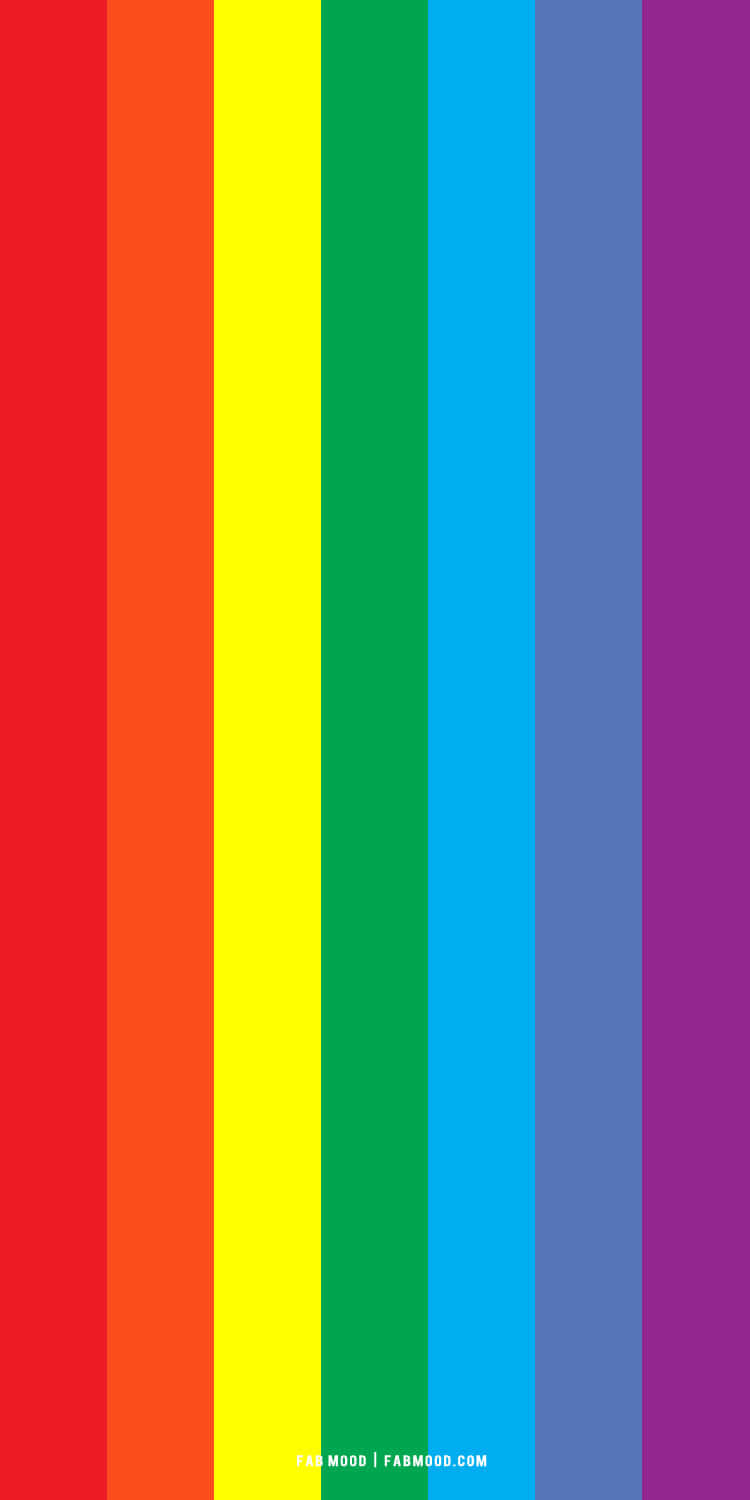 미적 LGBT 무지개 줄무늬 배경화면