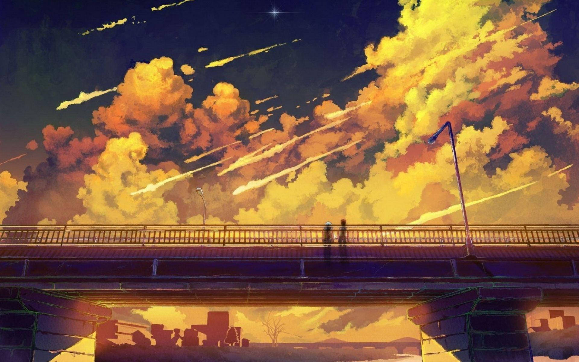 미적 예술 별똥별 배경화면