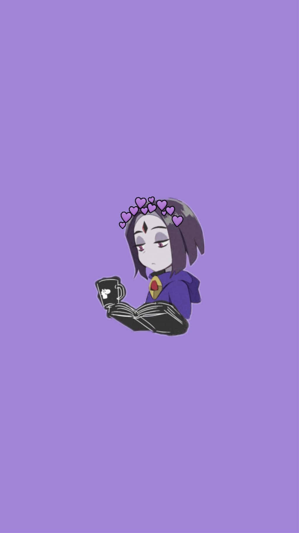 밝고 생기발랄한 귀여운 보라색 배경. 배경화면