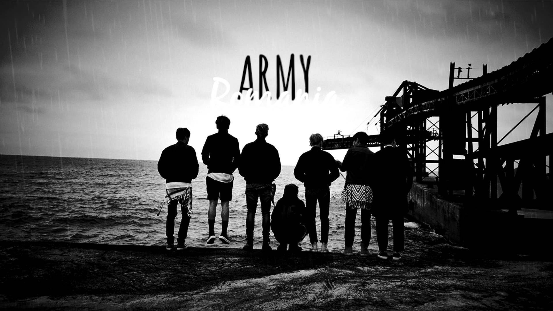방탄소년단 감성 흑백 배경화면
