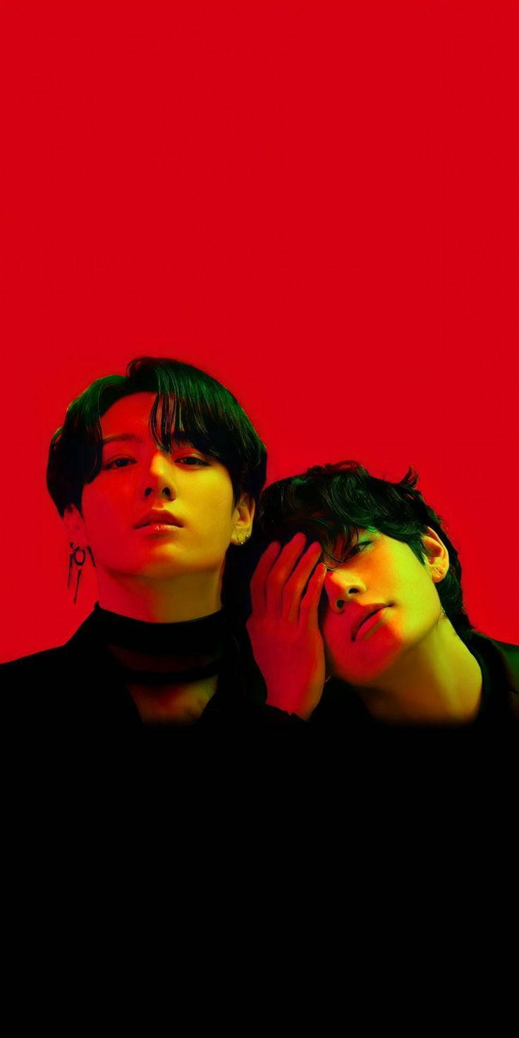 방탄소년단 태쿠 레드 배경화면