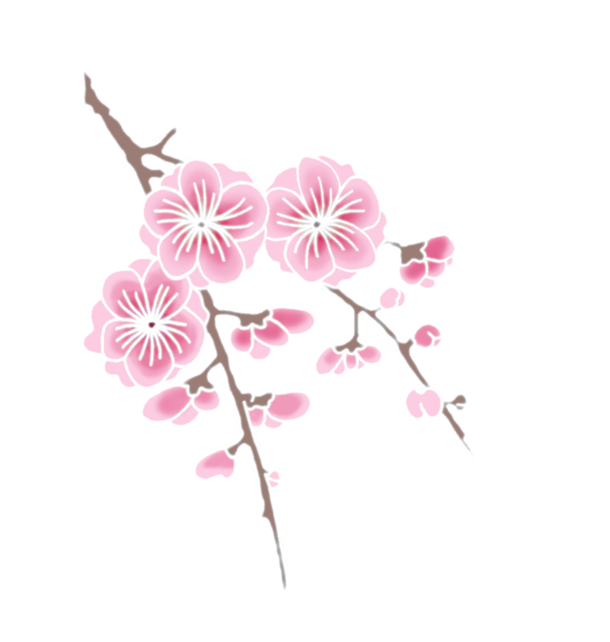 벚꽃이 핀 가지 배경화면