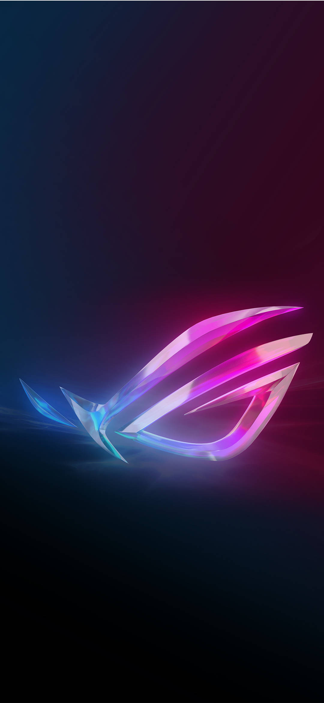 보라색 블루 Asus ROG 폰 배경화면