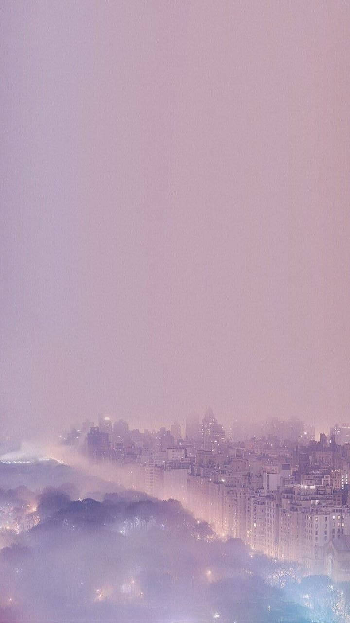 부드러운 감성 도시 풍경 배경화면