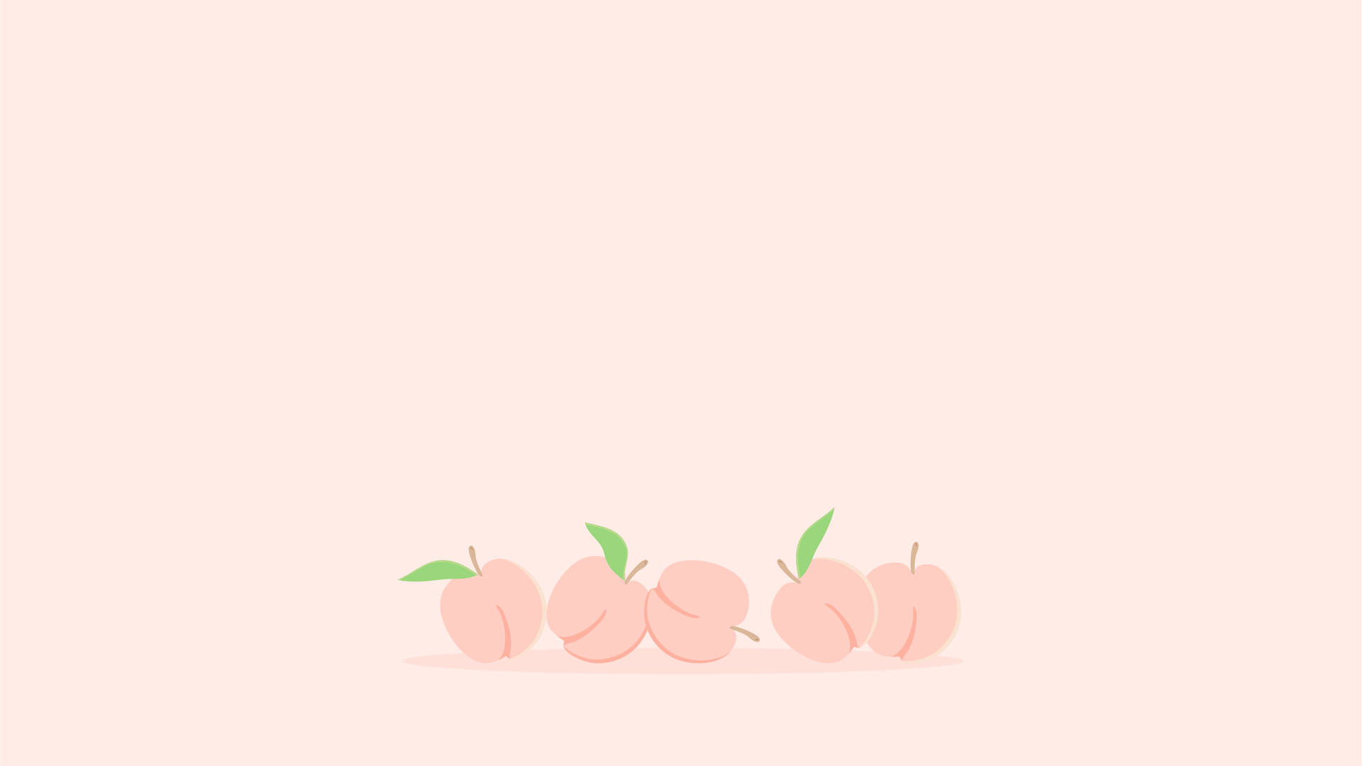 부드러운 핑크 복숭아 노트북
