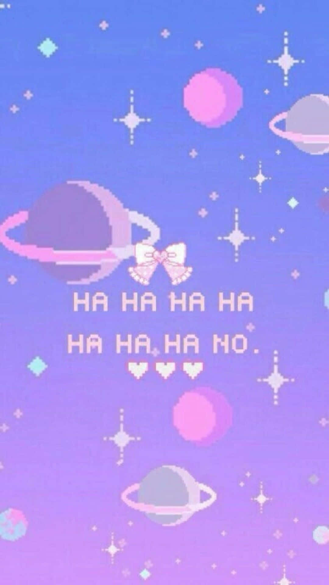 분홍색과 보라색 배경에 '하하하'라는 글자가 있는 이미지 배경화면