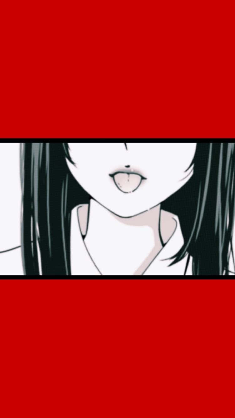 붉은 카케구루이 애니메이션 감성 배경화면