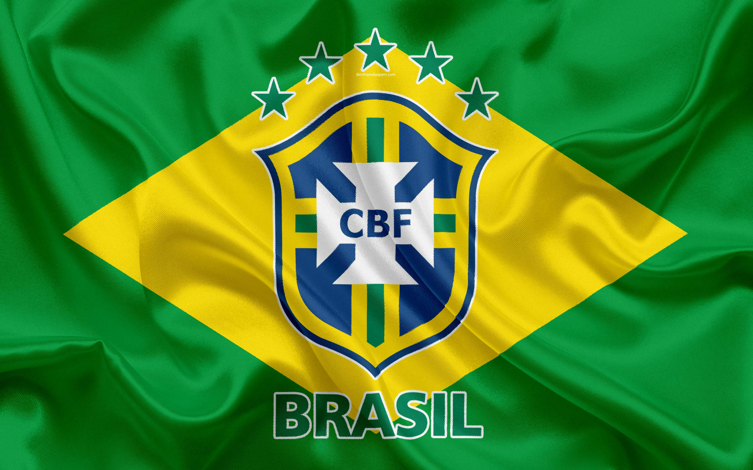 브라질 축구 국가대표팀 CBF 브라질 국기 배경화면