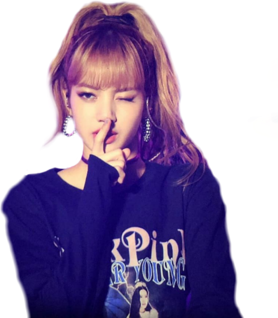 블랙핑크 멤버 쉿 포즈 배경화면