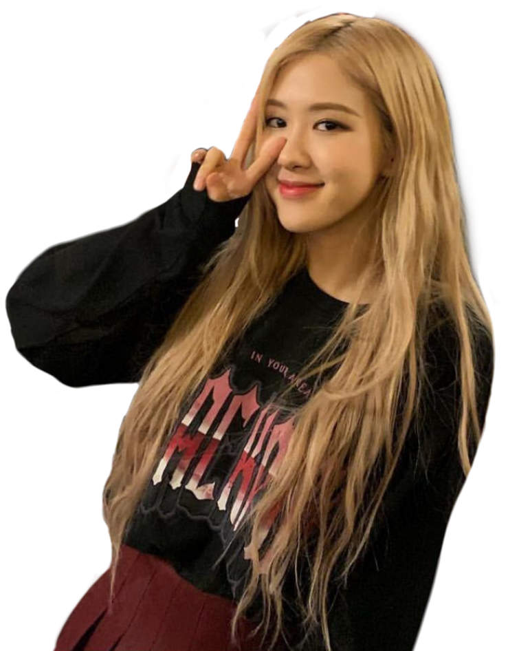 블랙핑크 멤버 피스 사인 배경화면