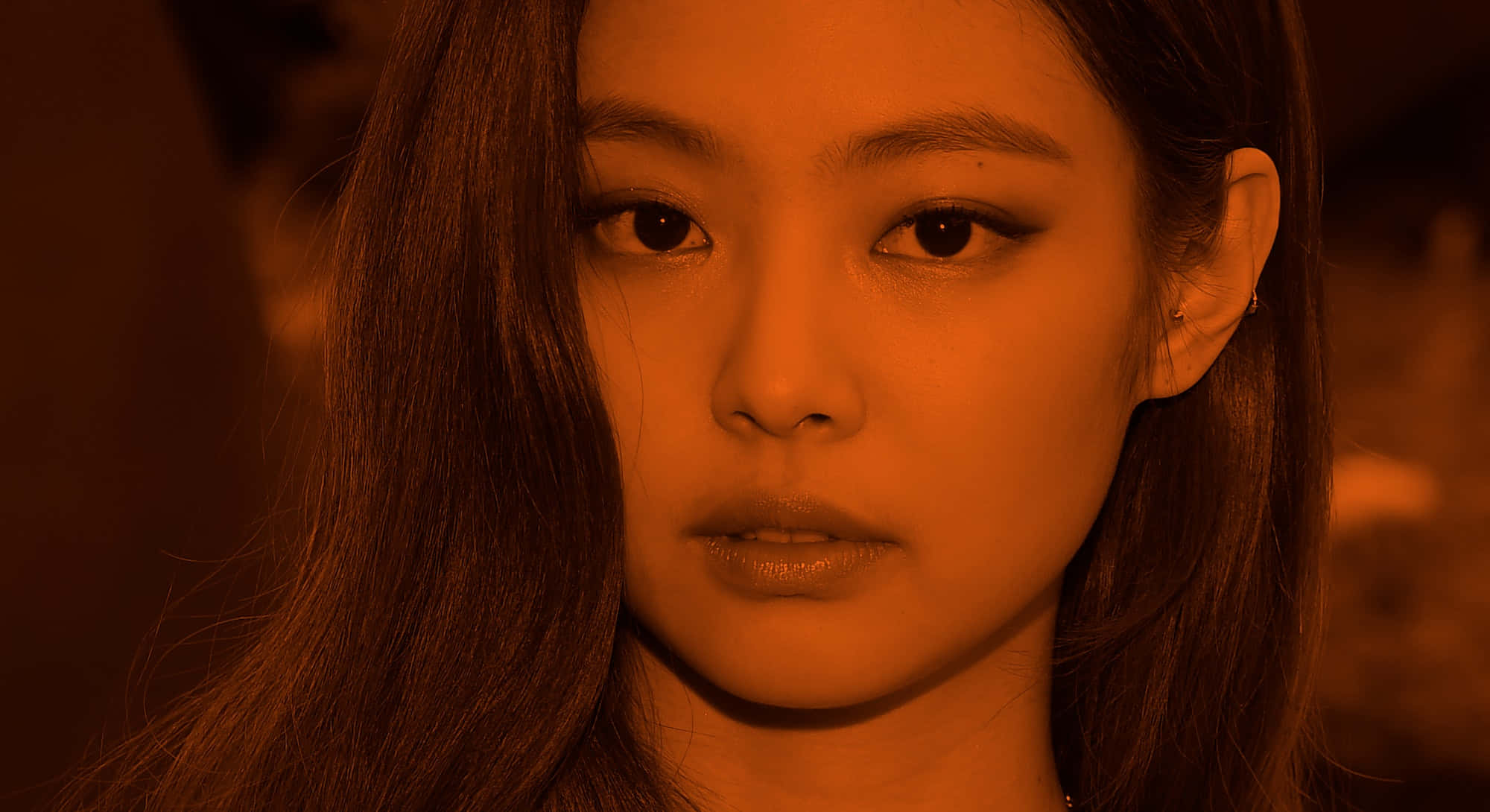 블랙핑크 제니 김 헤드샷 사진 배경화면