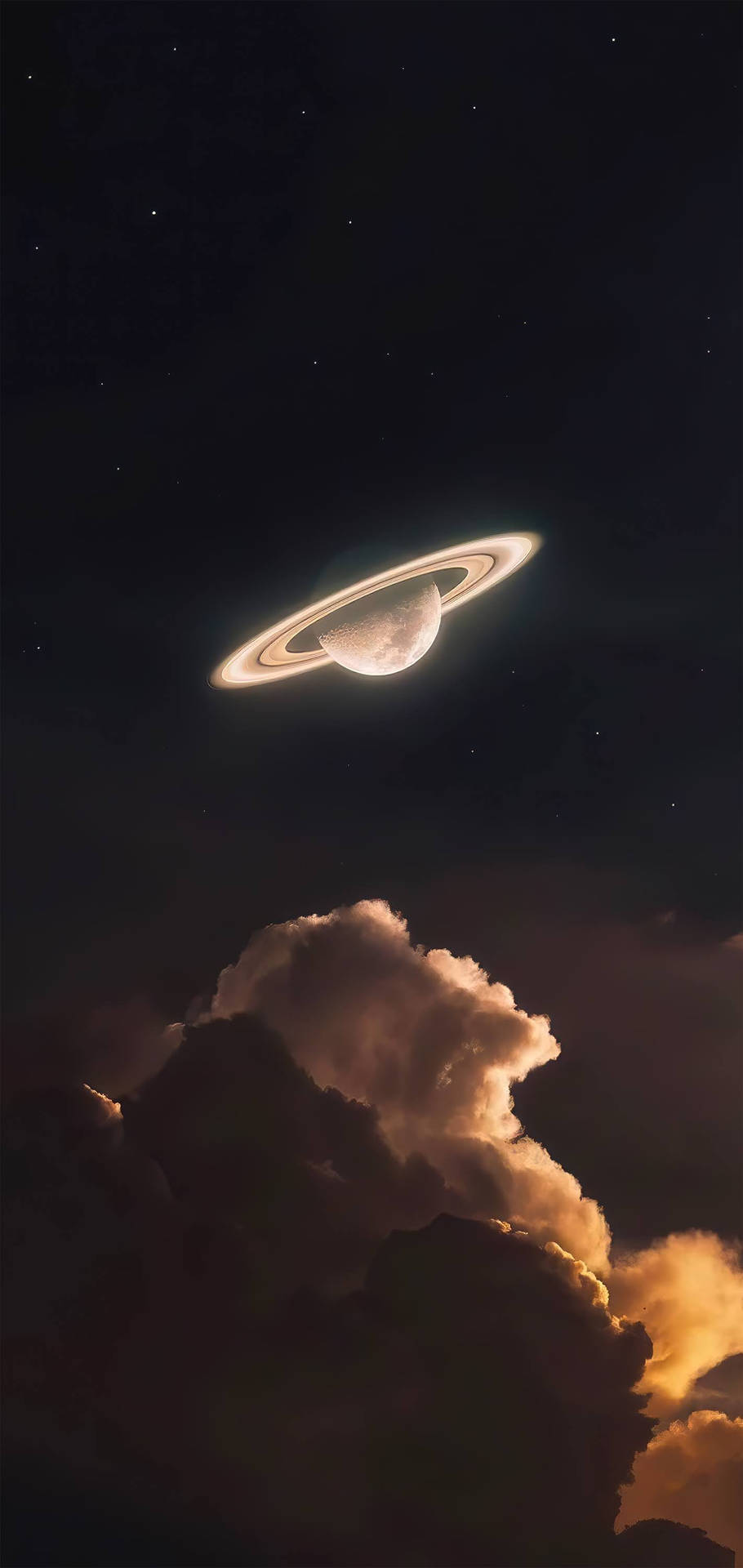 빛나는 토성 4K