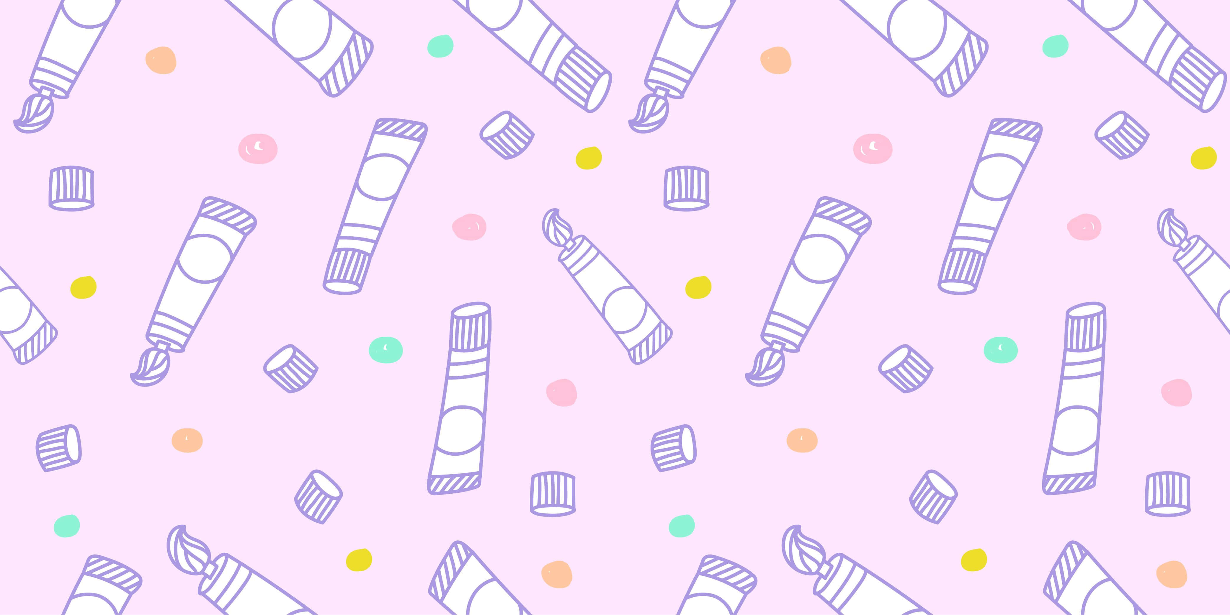 사랑스러운 카와이 핑크 배경화면