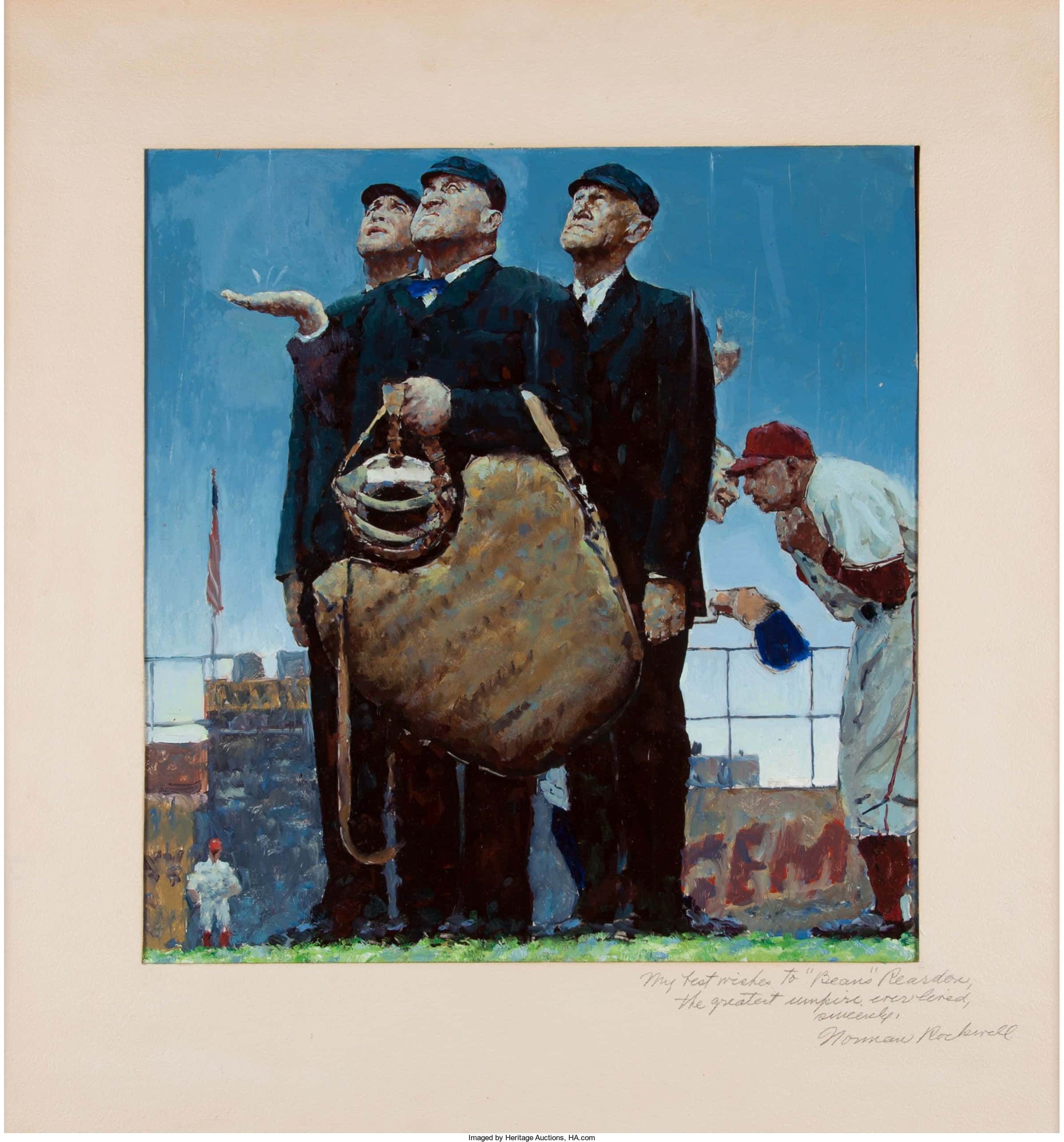 서로 옆에 서 있는 남자들의 그림 배경화면