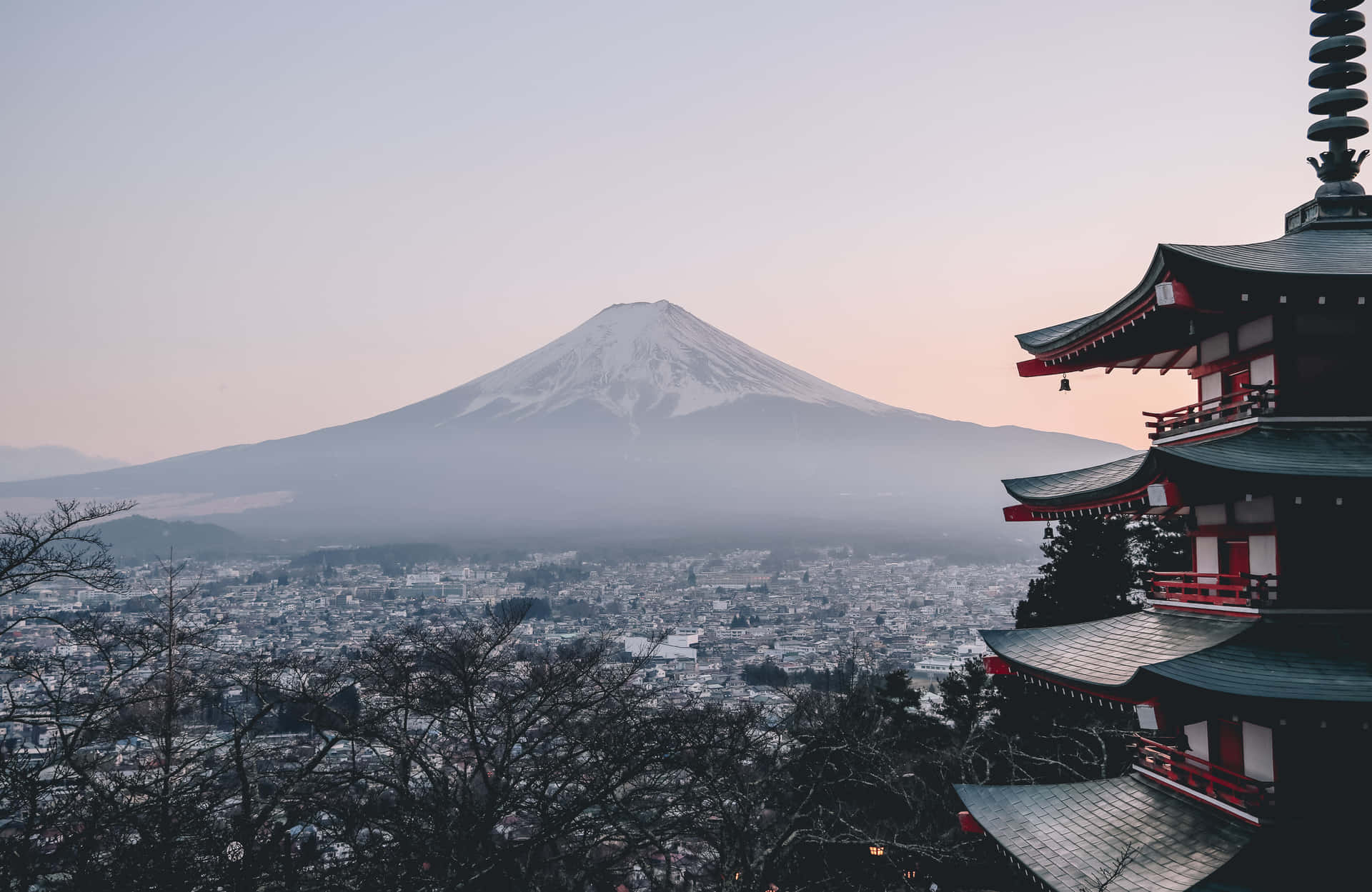 세계 여행 후지산 배경화면