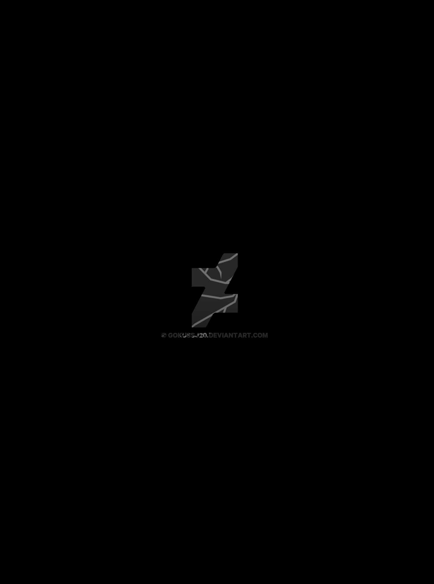 손오공 블랙 미니멀리스트 배경화면