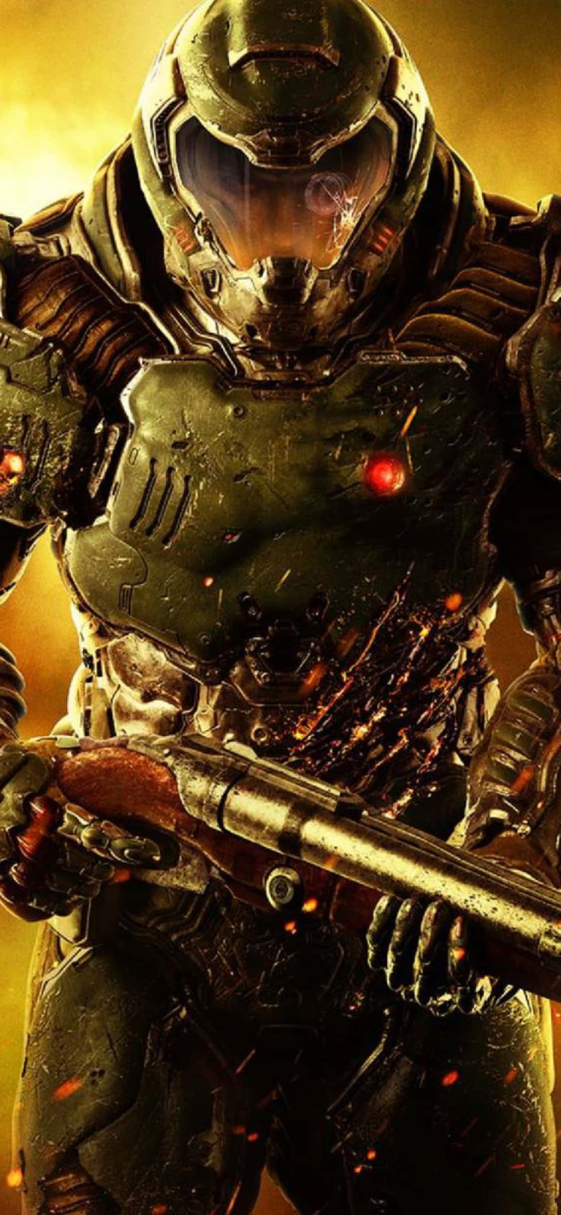 수트 둠 아이폰 Xs 배경화면