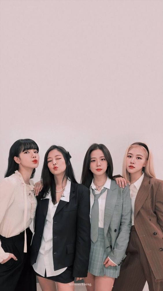 수트 업 블랙핑크 에스테틱 배경화면