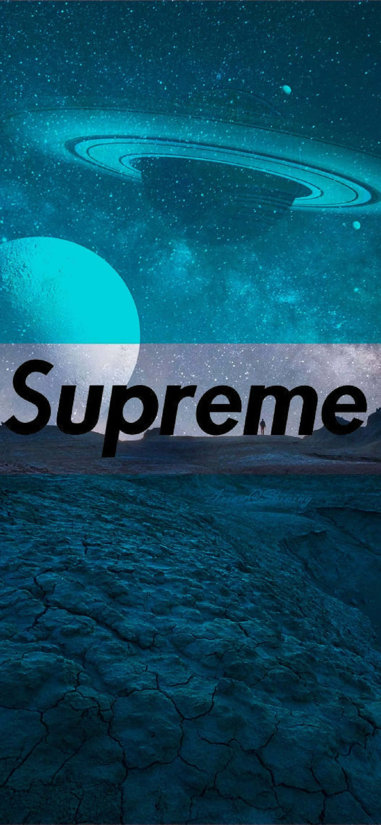 supreme - 푸른 하늘의 행성 배경화면