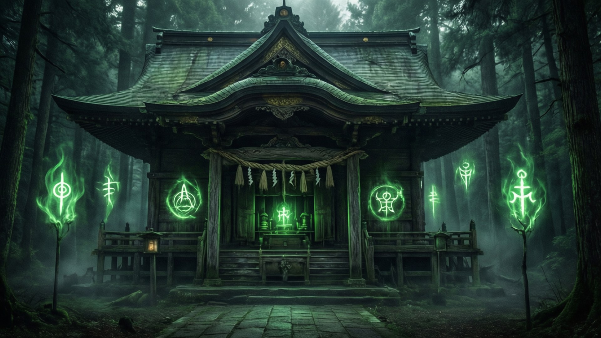 스쿠나의 신사 배경화면
