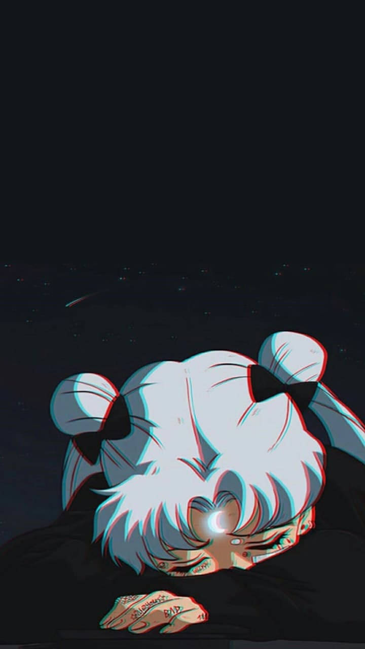 슬픈 애니메이션 세일러 문 감성 배경화면
