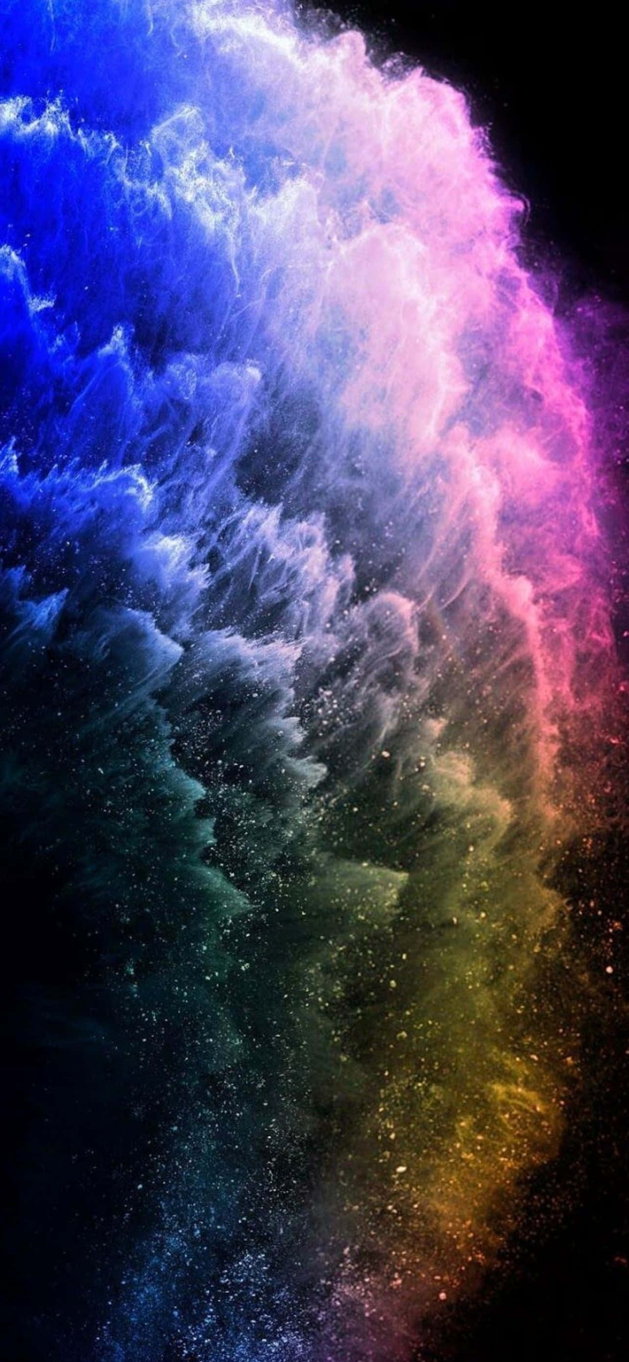 시선을 사로잡는 기하학적 패턴의 쿨한 아이폰 배경화면