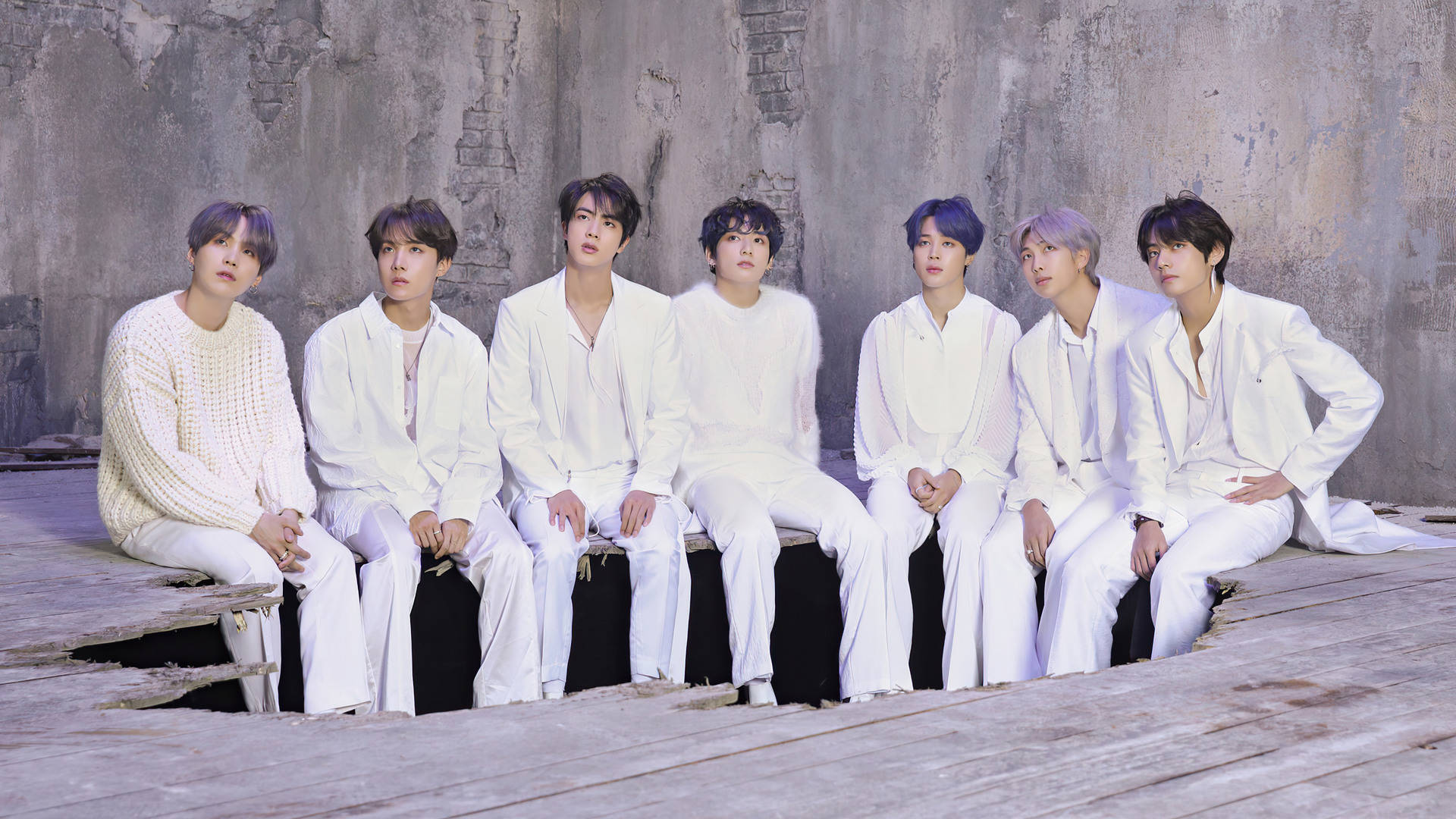 시원한 BTS 노트북 MOTS 7 배경화면