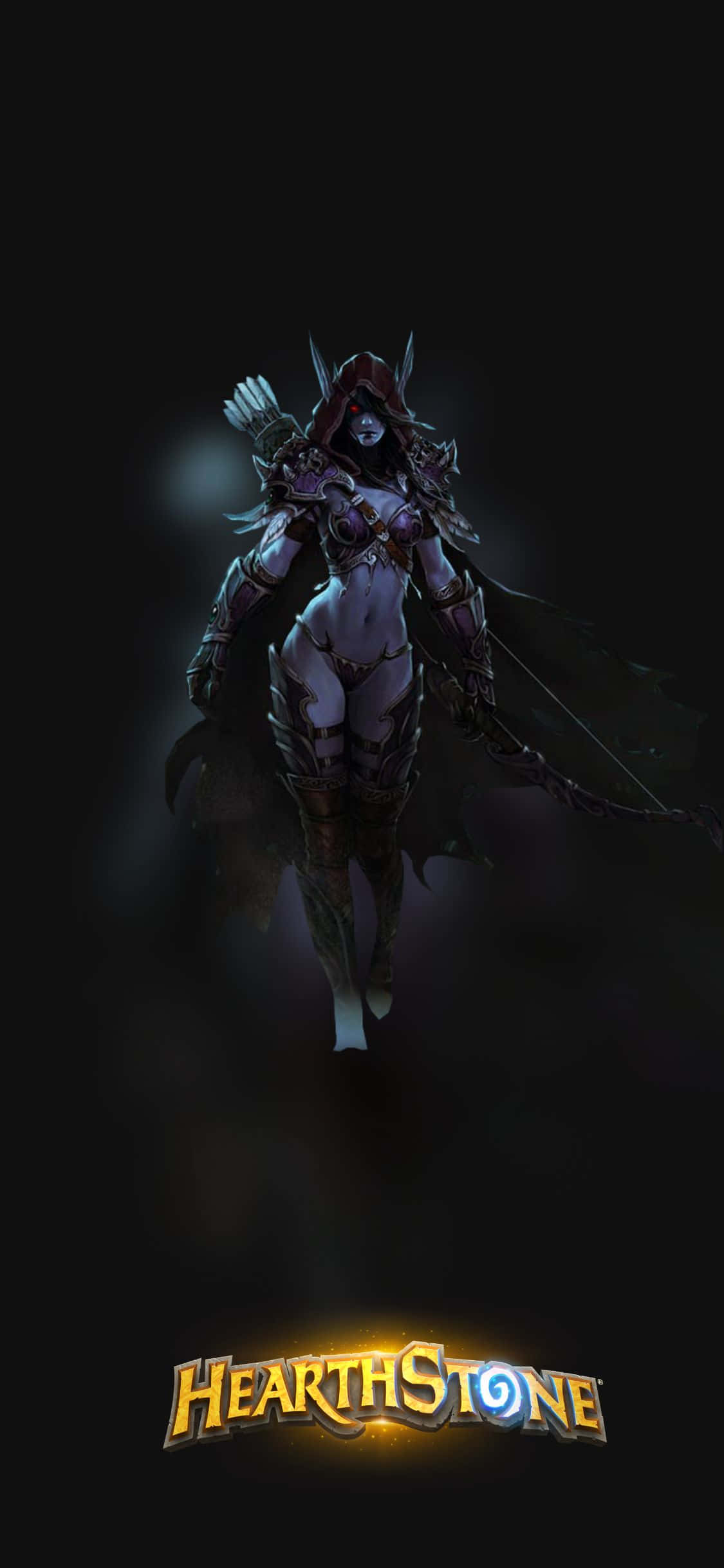 실바나스 윈드러너 아이폰XS 하스스톤 배경 배경화면