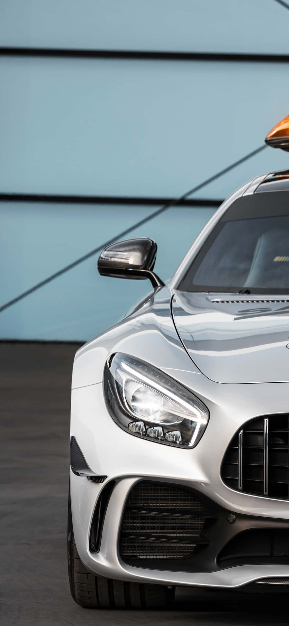 실버 크롭 안드로이드 Amg Gt-r 배경화면