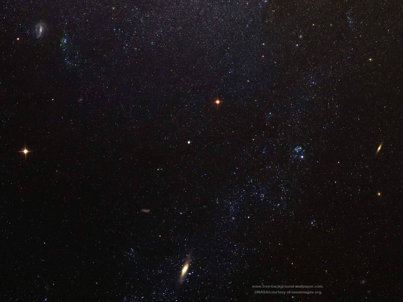 1600x1200 나선 은하 및 별 배경 별 배경화면