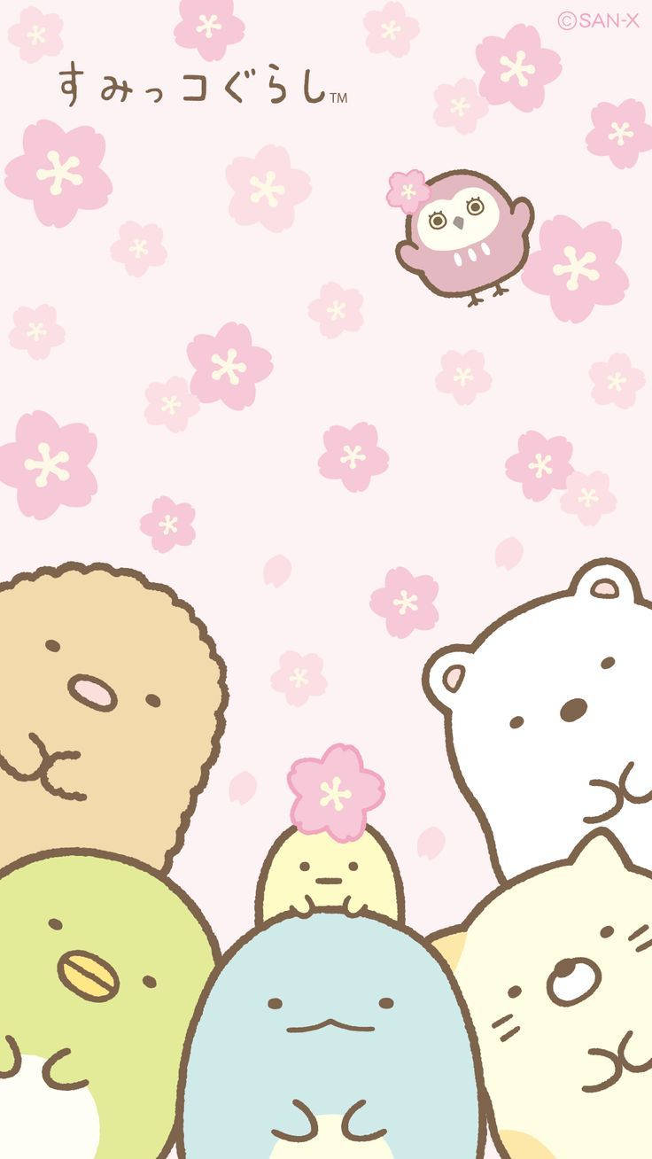 카와이 스미코 구라시 통통 캐릭터 배경화면