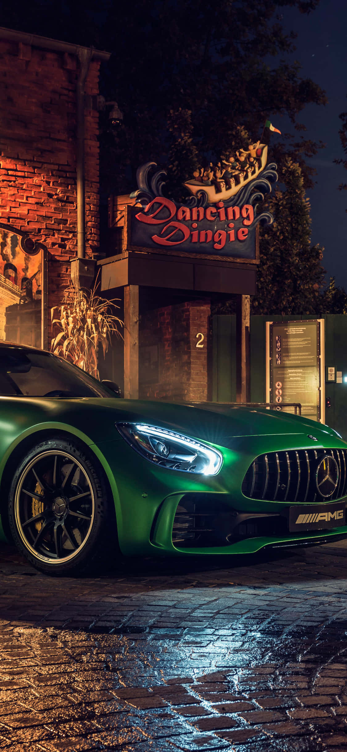 iPhone X Amg Gt-r 배경화면 & 그린 AMG GT 배경화면