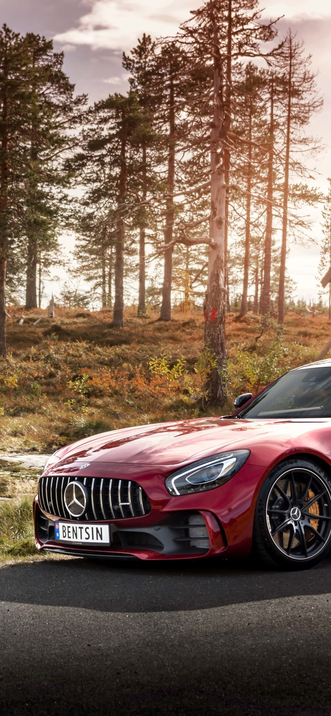 아이폰 X AMG GT-R 배경 2020 AMG GT C 배경화면