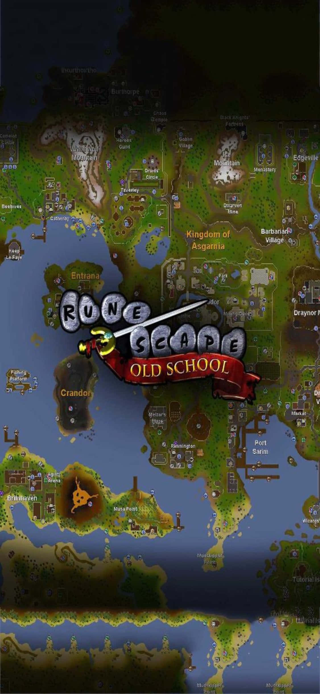 Tilemap In iPhone X Runescape Oldschool 배경 배경화면