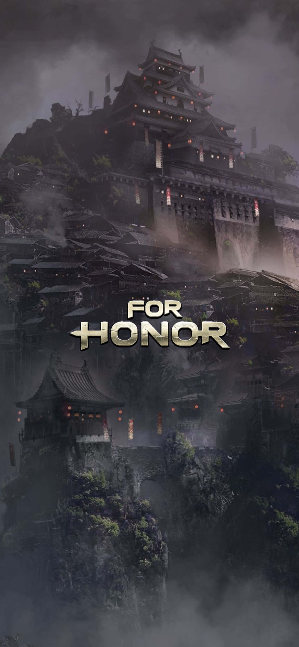 "아이폰 Xs Max For Honor로 강렬한 게이밍의 새로운 차원을 경험하세요." 배경화면