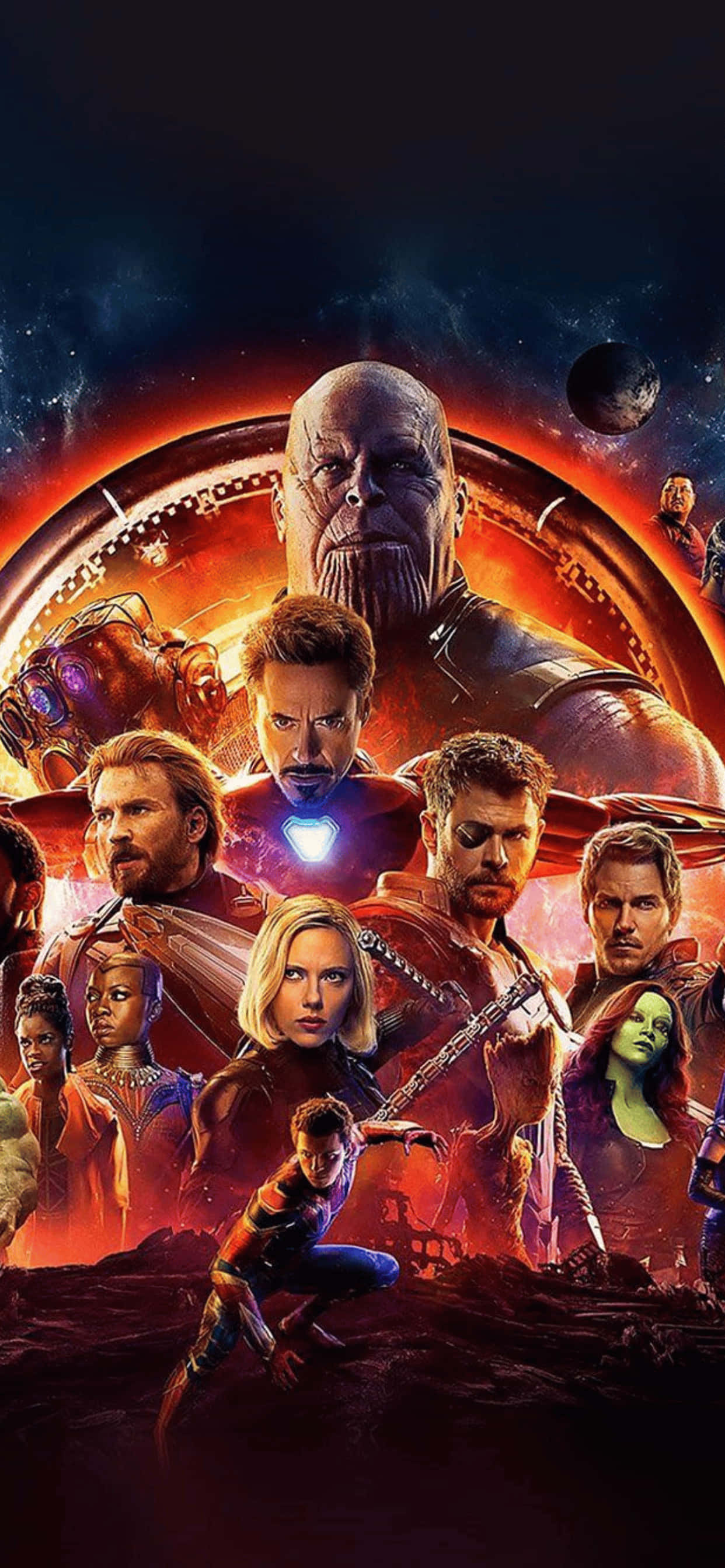 iPhone XS Max Marvel 어벤져스: 인피니티 워 배경 배경화면