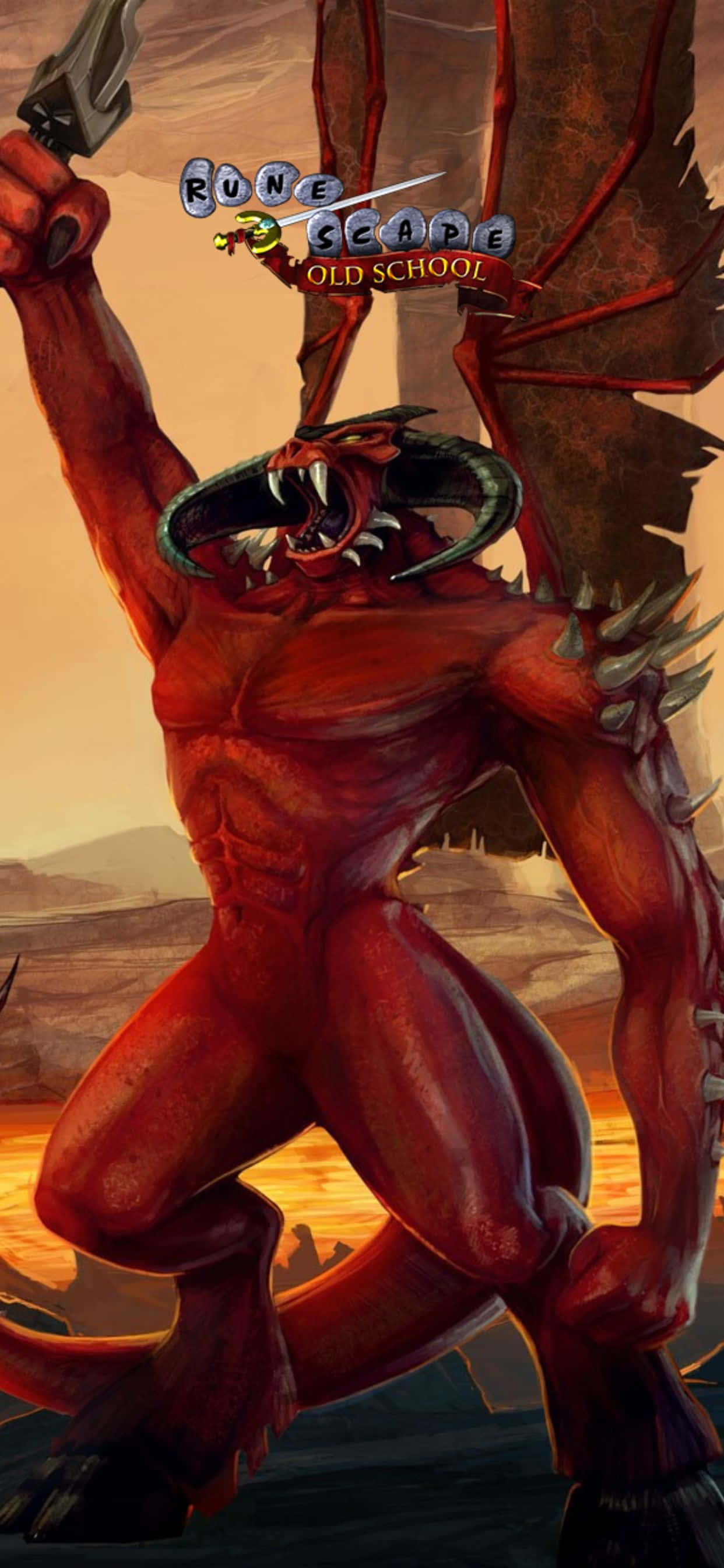 Intriguing Old School Runescape Game Wallpaper for iPhone XS Max 배경화면
