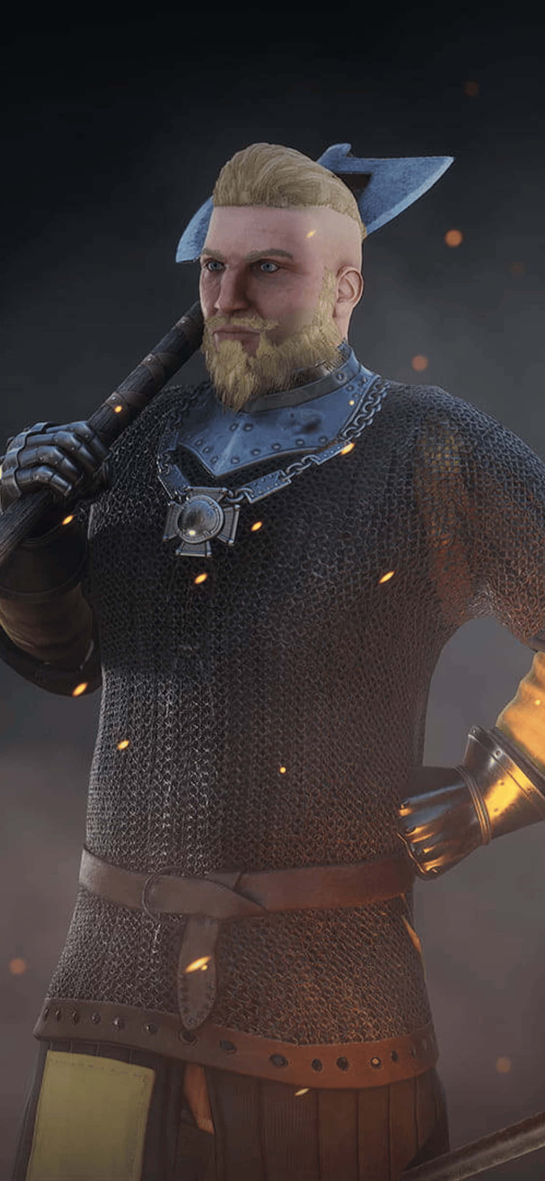 iPhone Xs Mordhau 전투의 강렬함을 느껴보세요. 배경화면