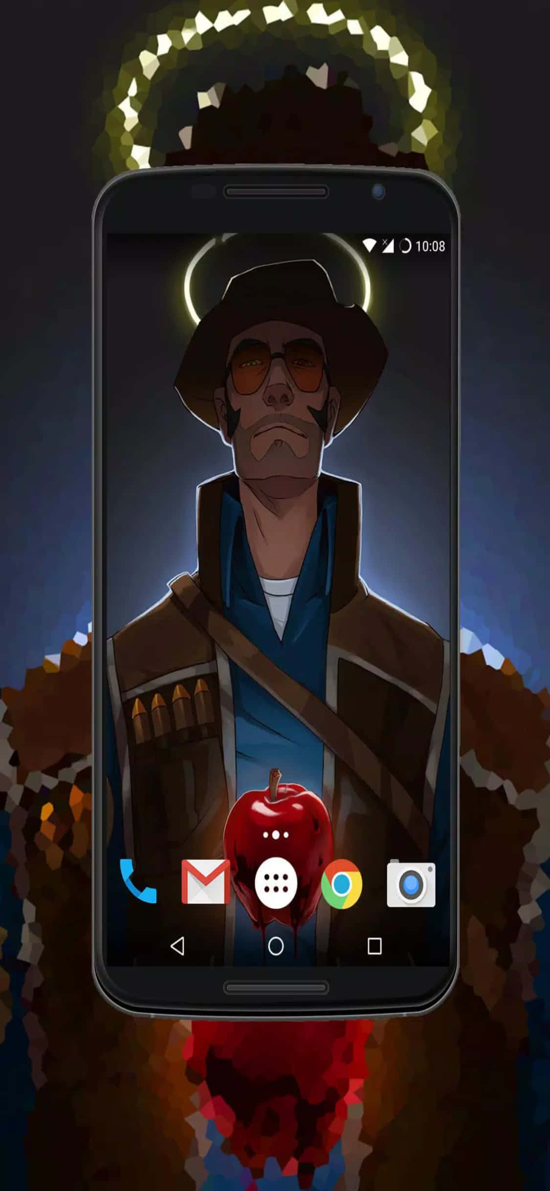 아이폰 Xs TF2 배경화면 저격수가 있는 안드로이드 화면 배경화면