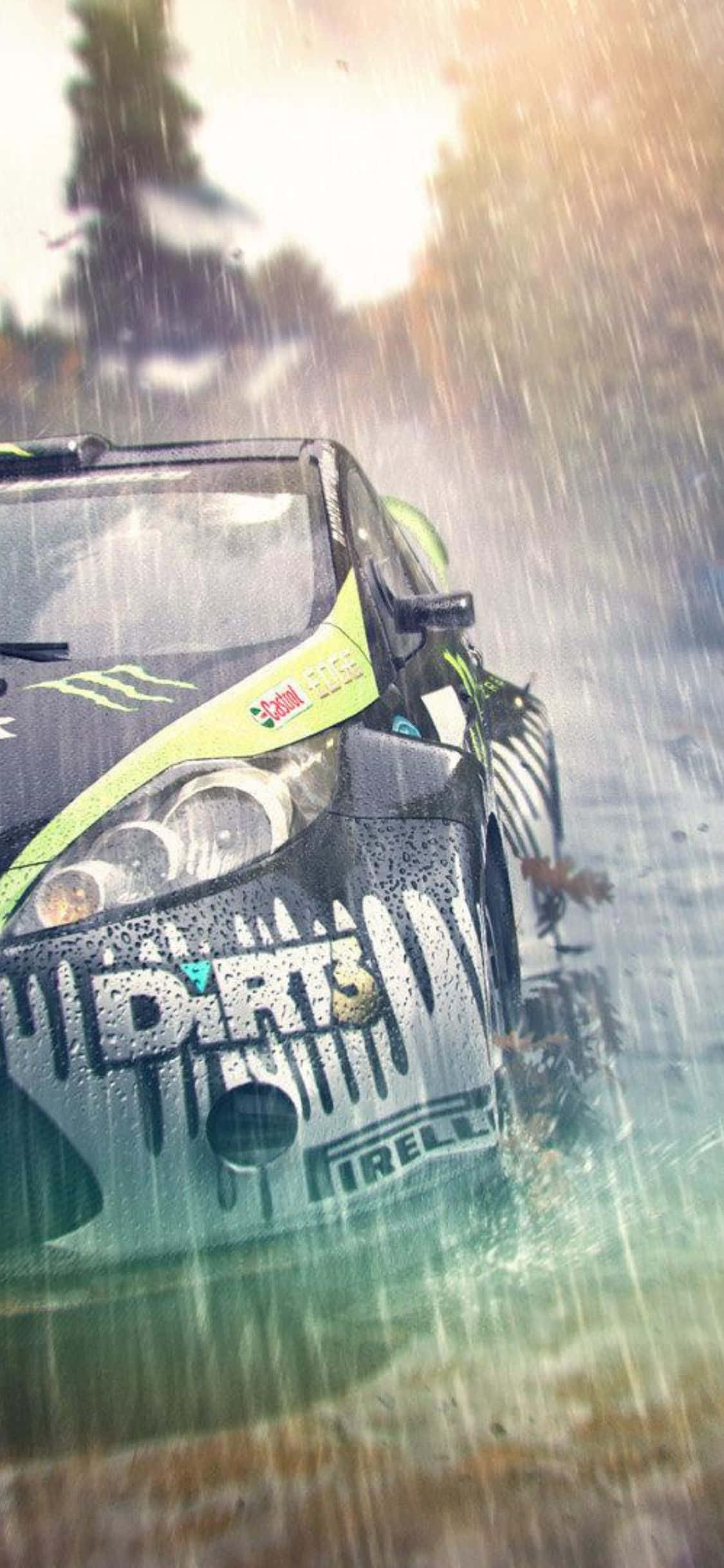 아이폰 Xs로 먼지 길을 정복하세요 배경화면