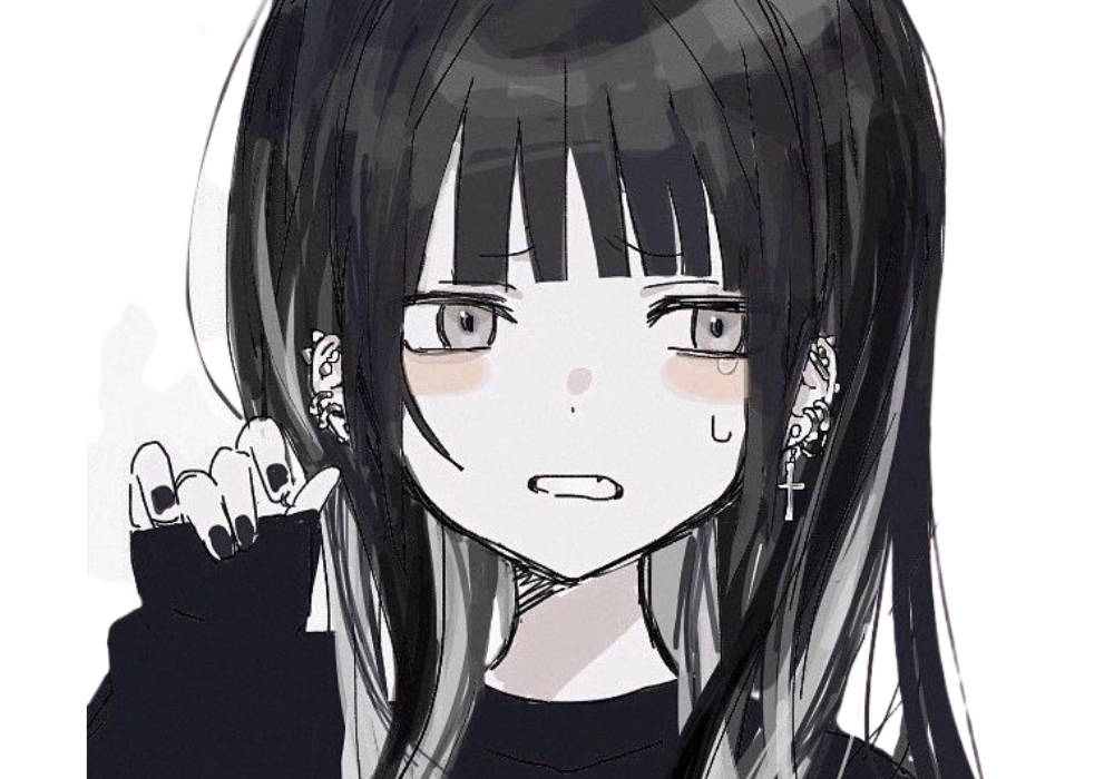 에모 걸 엣지 애니메이션 프로필 사진 배경화면