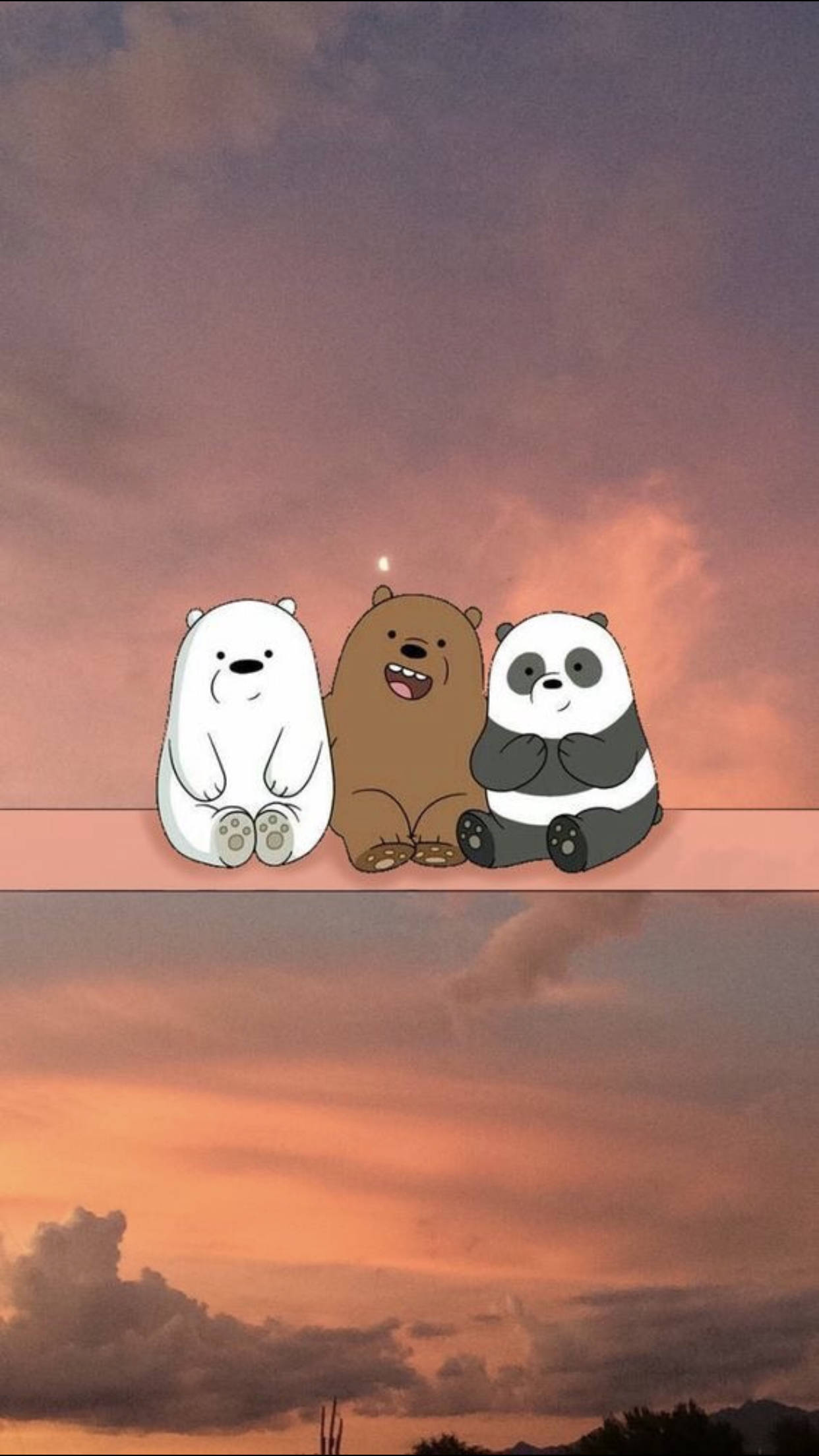 에스테틱 판다, 그리즈, 아이스 베어 배경화면