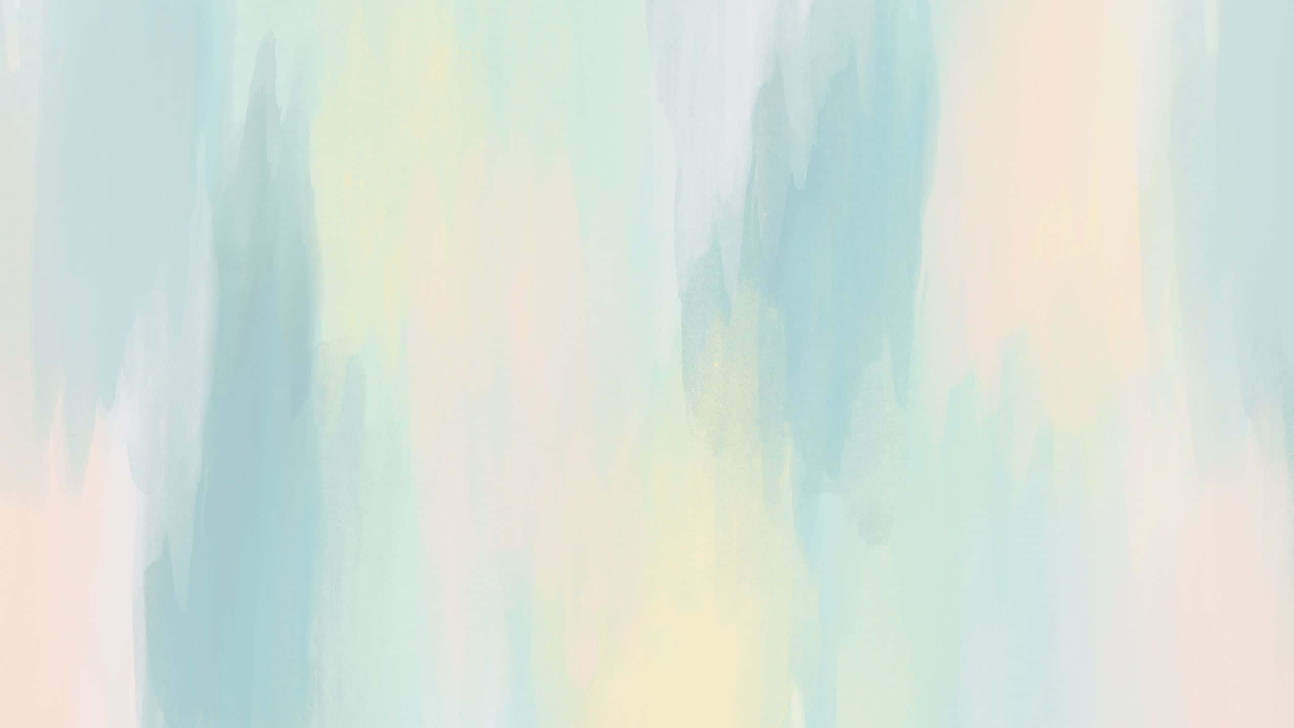 연한 파란색과 노란색 배경의 수채화 그림 배경화면