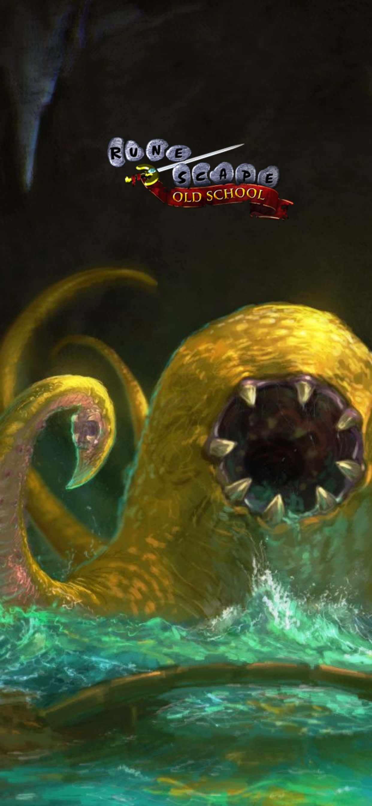 Yellow Monster iPhone Xs Max Runescape Oldschool Background 배경화면