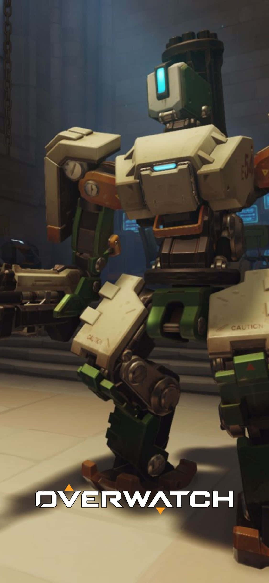 overwatch - 총을 든 로봇 배경화면