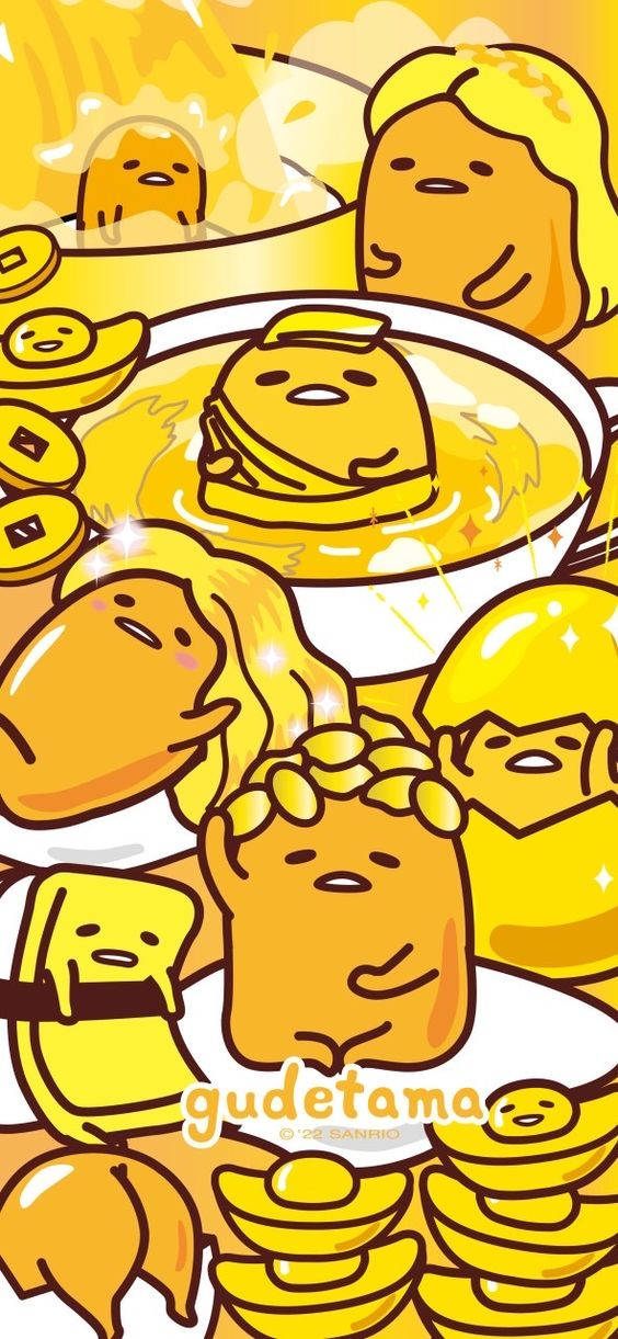 요리된 구데타마 감성 배경화면