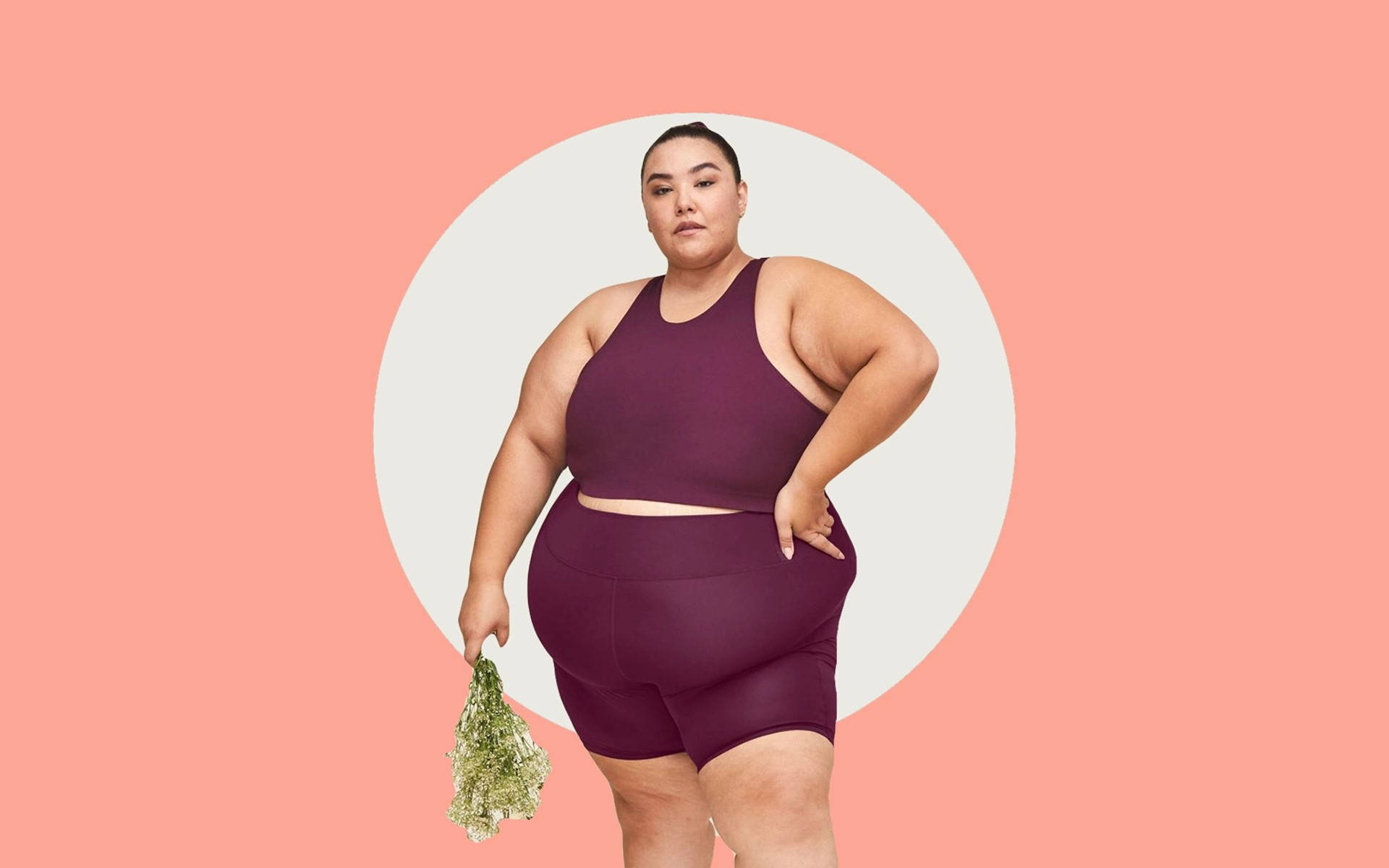 운동복 입은 통통한 사람 배경화면