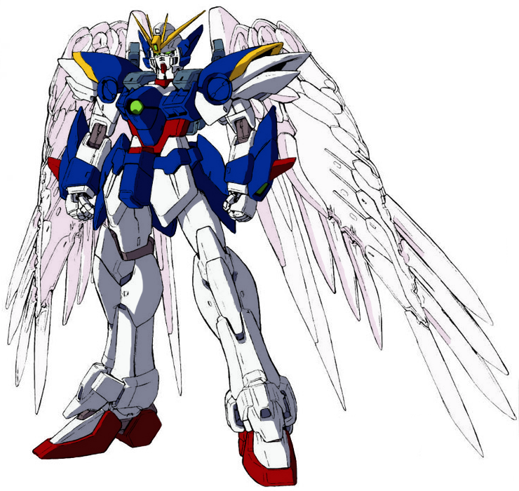윙 건담 메카 일러스트 배경화면